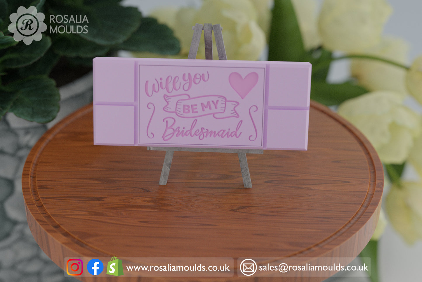 'Will you be' Bridesmaid Snap Bar Mould