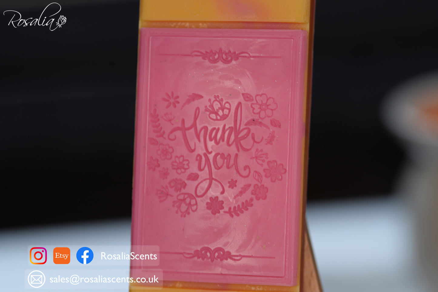 Thank You' Flowers Snap Bar Mould