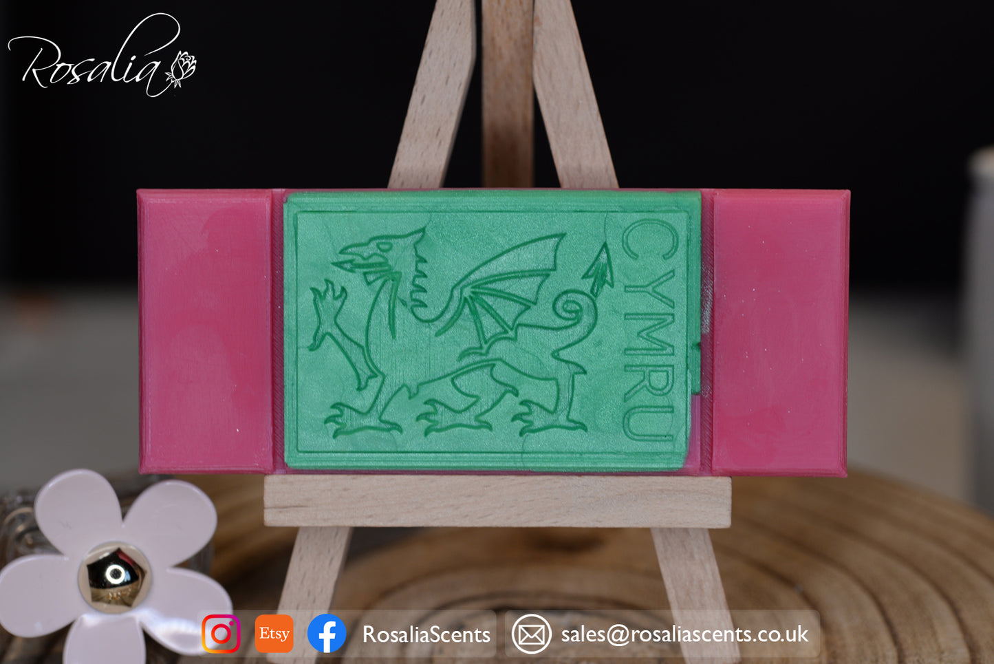 Welsh 'CYMRU' Dragon Snap Bar Mould