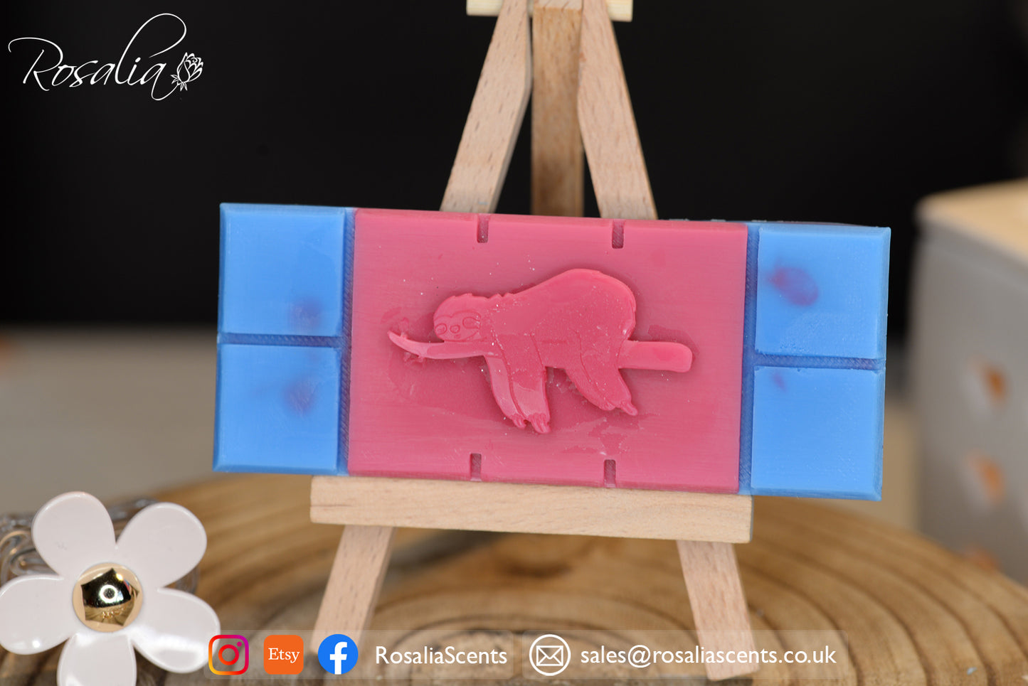 Sloth Sleeping Snap Bar Mould