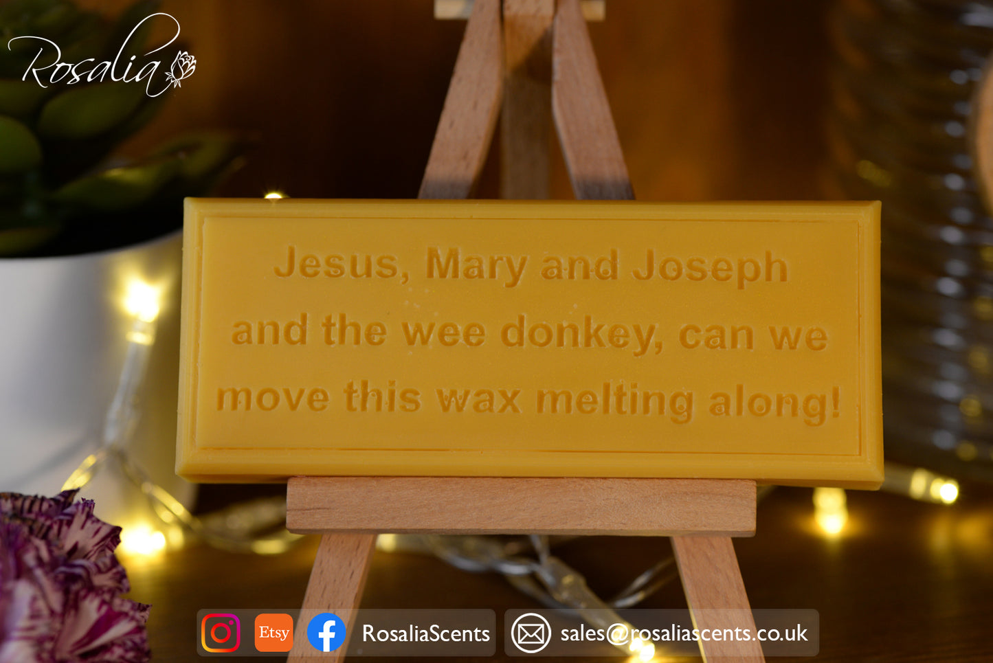 "Jesus, Mary and Joseph and the Wee Donkey" Snap Bar Mould