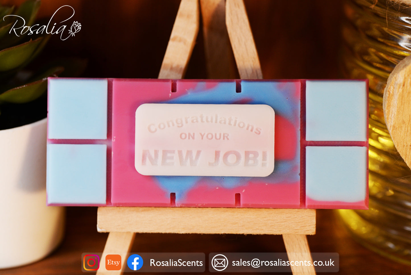 Congratulations on your new Job' Snap Bar Mould