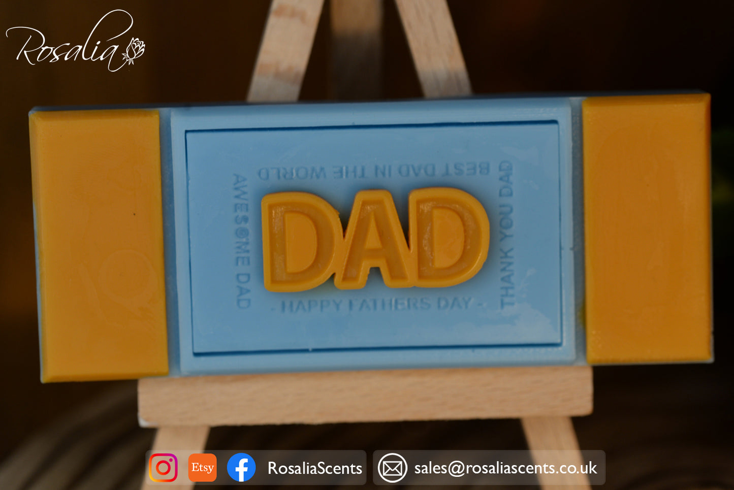 Father's Day Awesome Dad/Best Dad in the World Snap Bar Mould