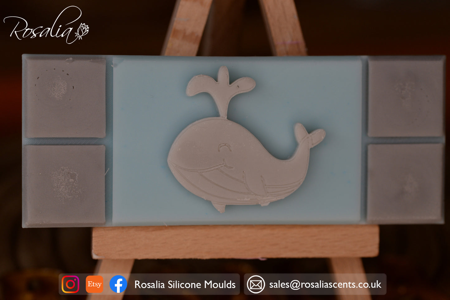 Whale' Snap Bar Mould