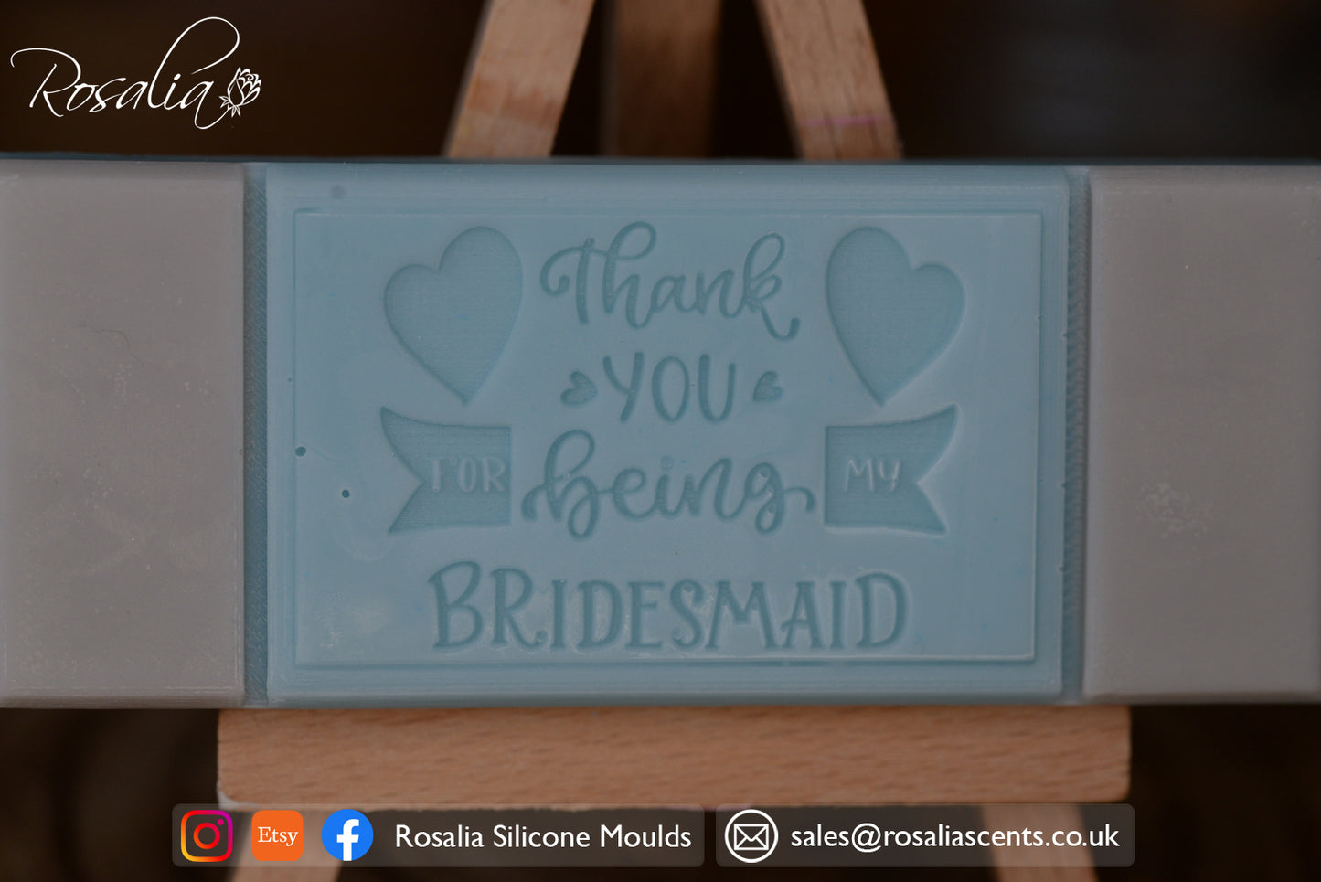 Thank You' Bridesmaid Snap Bar Mould