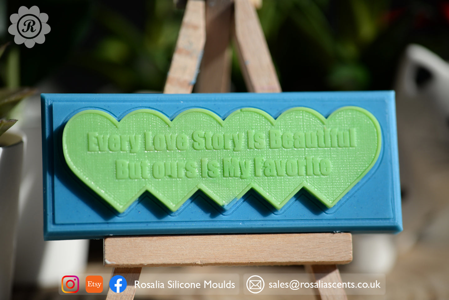 "Every Love Story is Beautiful" Snap Bar Mould