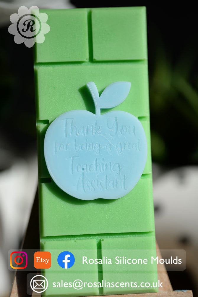 Thank You Teaching Assistant in an Apple Snap Bar Mould