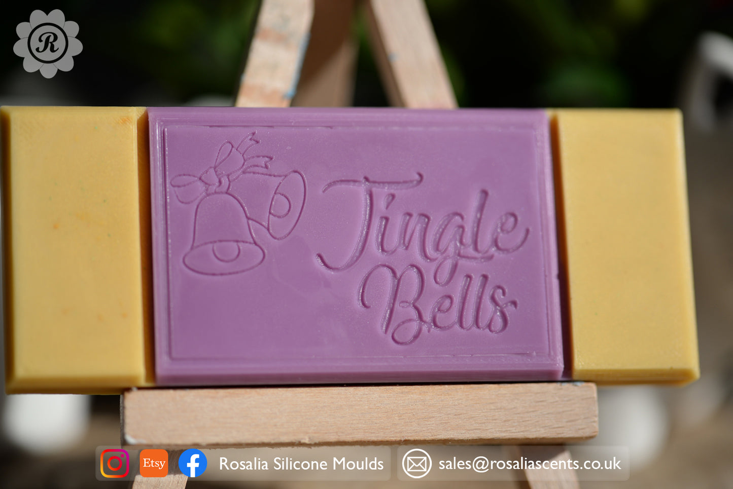 Christmas 'Jingle Bells' Snap Bar Mould