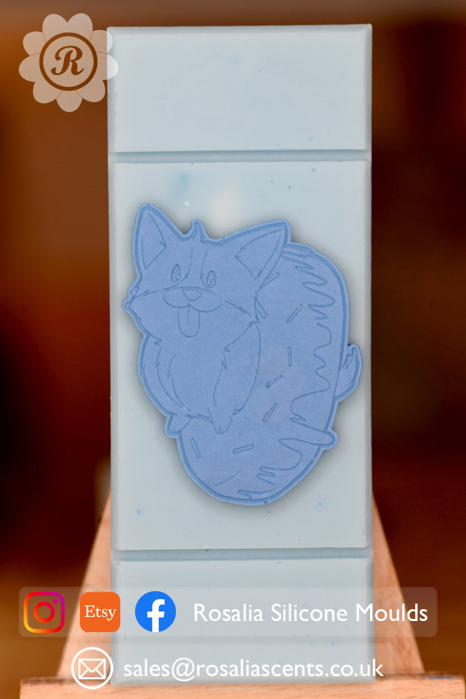 Corgi in a Donut Snap Bar Mould