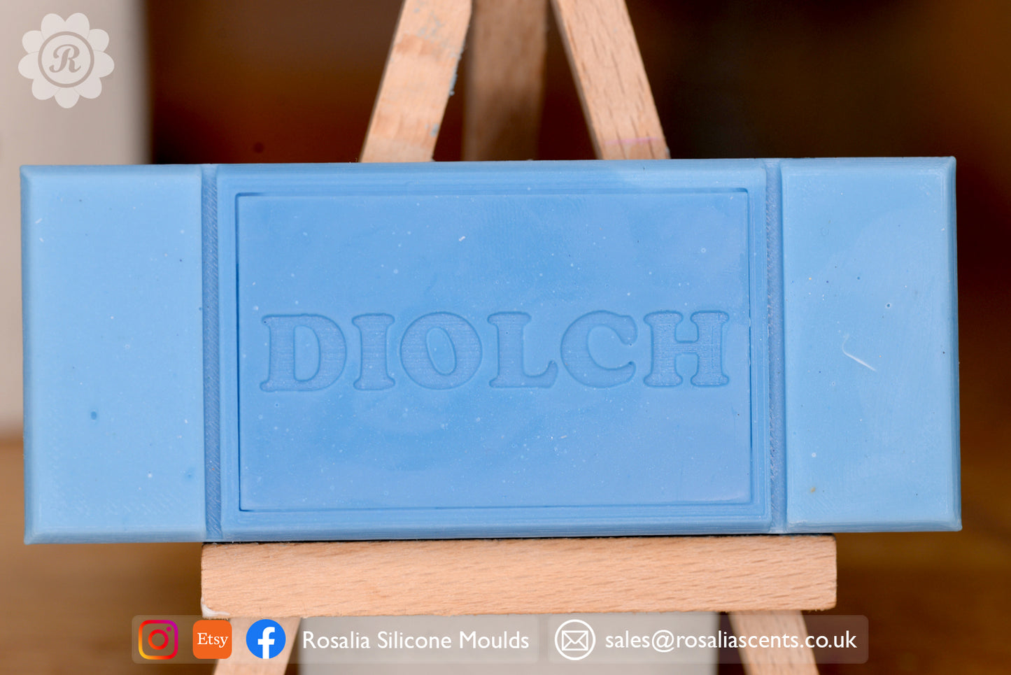 Welsh 'Diolch' Snap Bar Mould