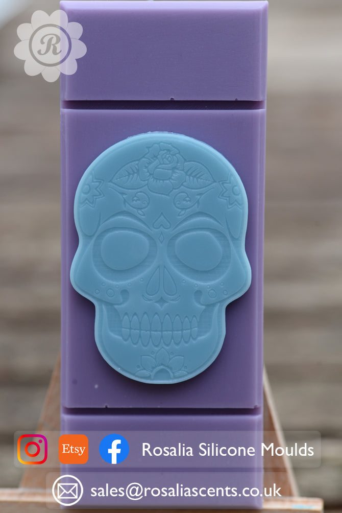 Sugar Skull Snap Bar Mould