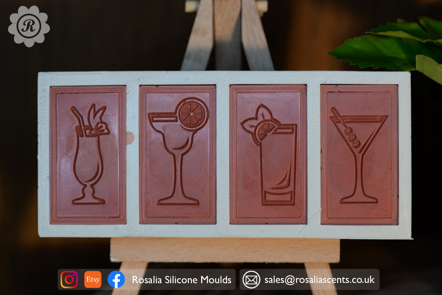 HB 'Cocktails' Wax Melts Mould