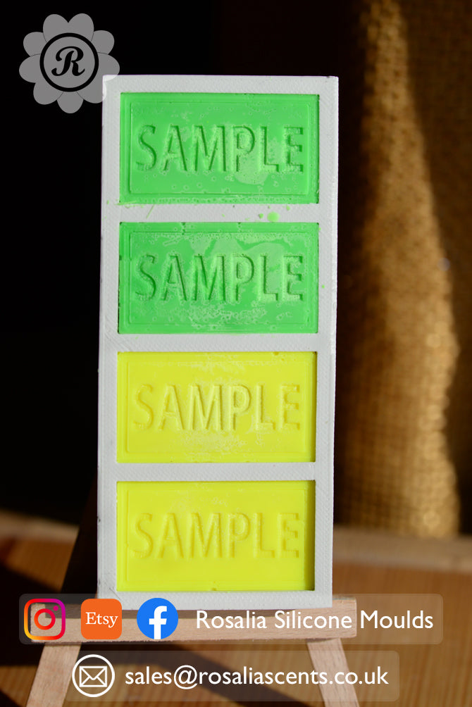 HB 'Sample' Wax Melts Mould