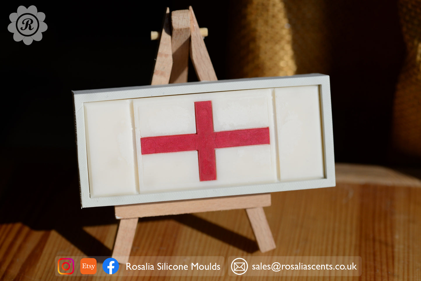 England Flag Snap Bar Mould