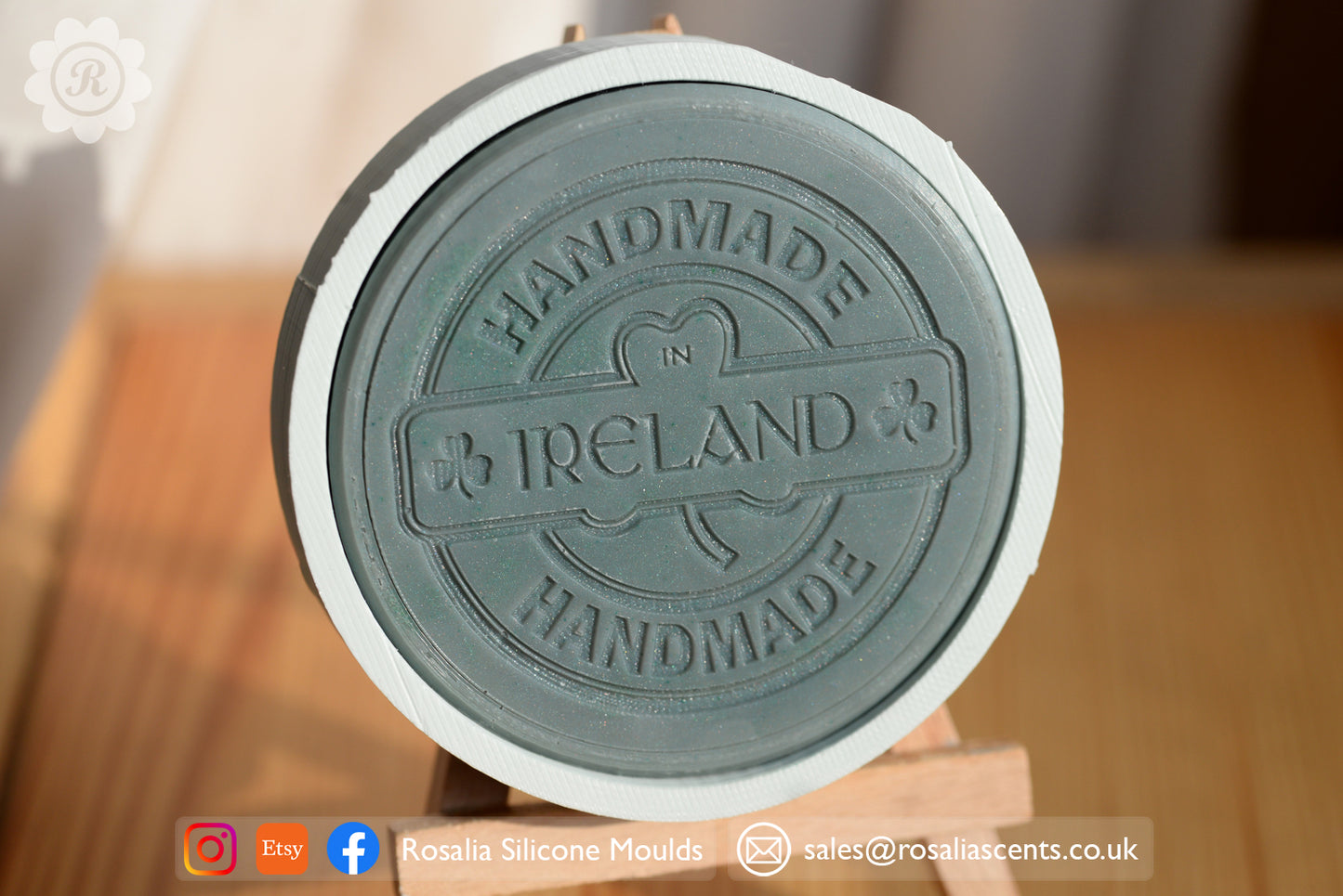 'Handmade in Ireland' Round 80mm Snap Bar