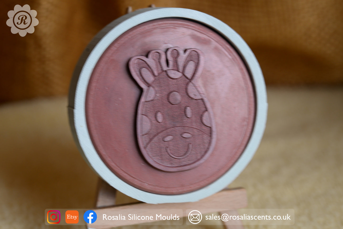 Giraffe' Round 80mm Snap Bar Mould