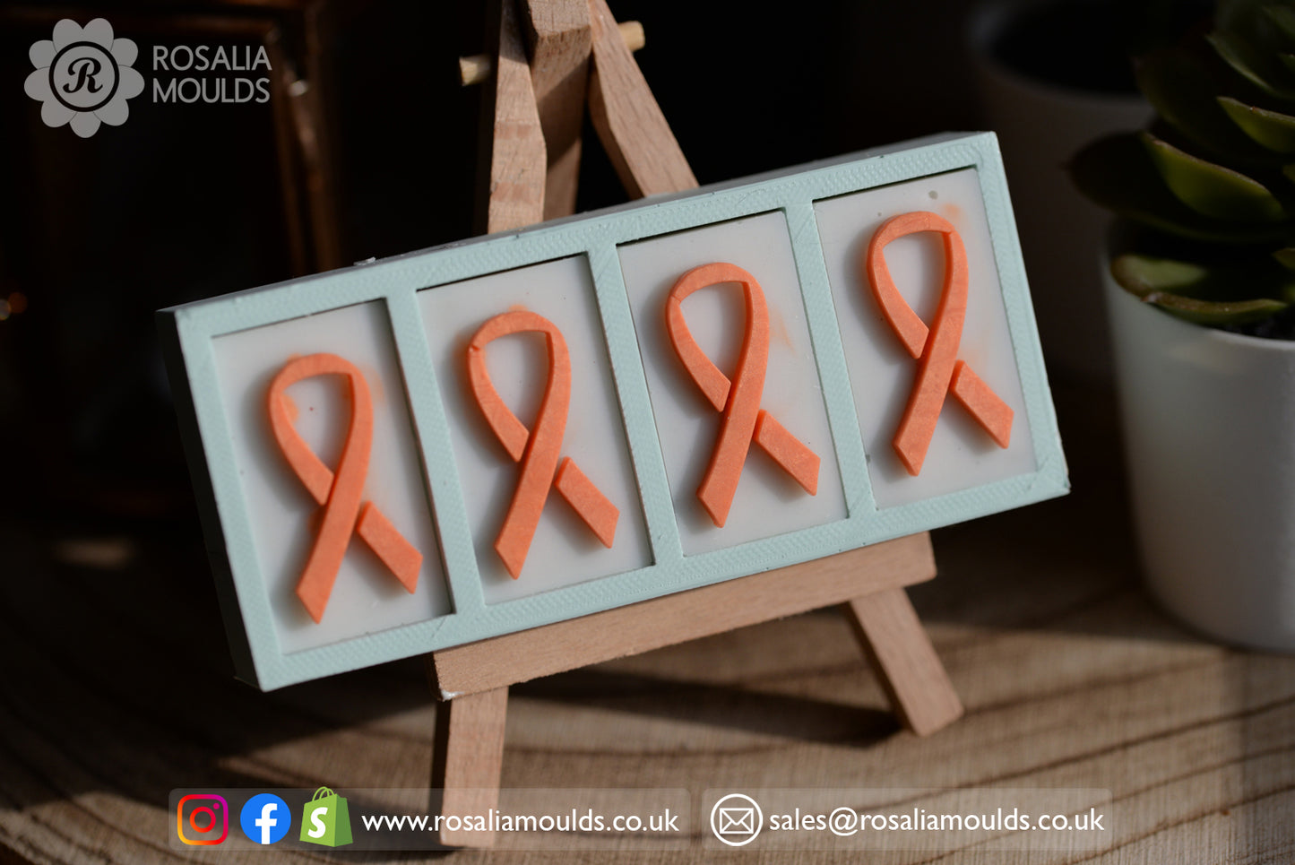 HB 'Ribbon' Awareness Wax Melts Mould