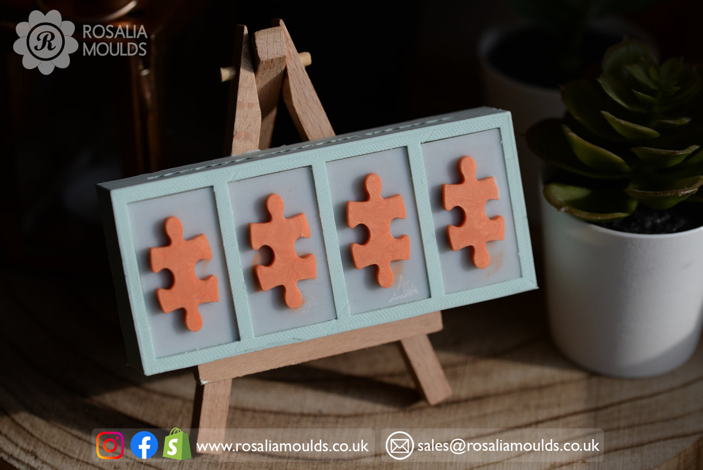 HB 'Jigsaw Piece' Awareness Wax Melts Mould