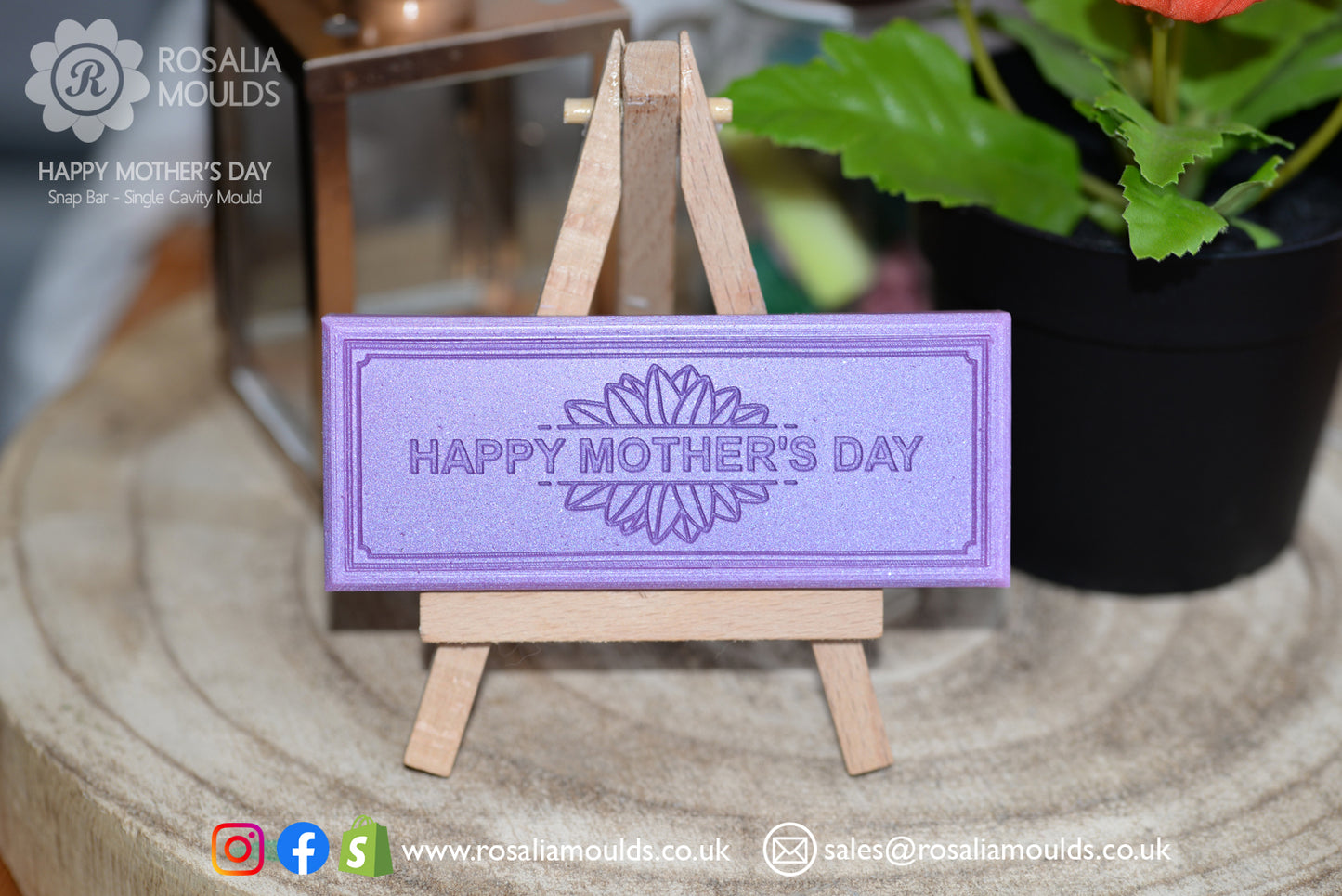 'Happy Mothers Day' Snap Bar Mould