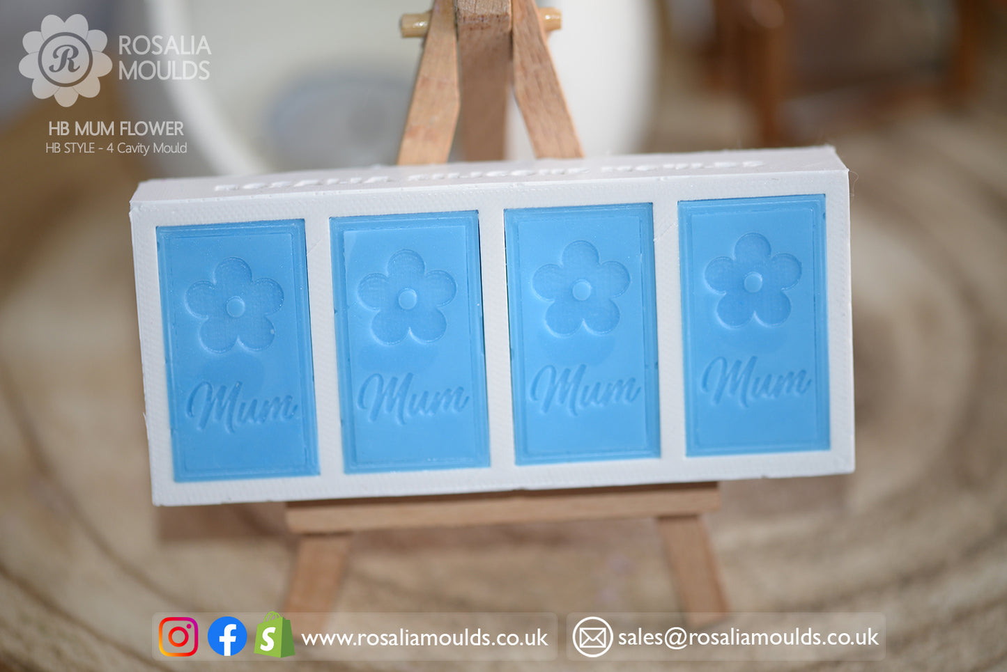 HB 'Mum Flower' Wax Melts Mould