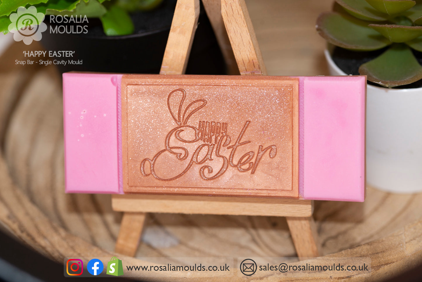 Happy Easter Snap Bar Mould