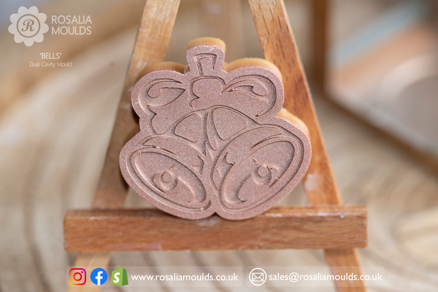 'Bells' Wax Melt Two Cavity Mould