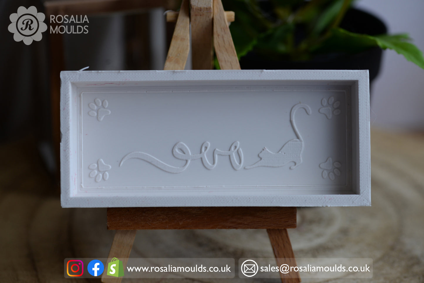 'Cat Love' Snap Bar Mould