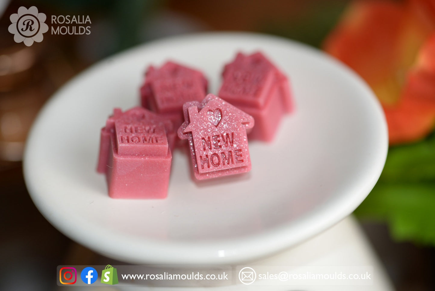 'New Home' 10 Cavity Wax Melt Mould