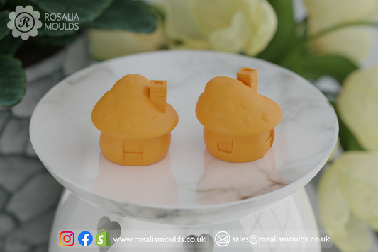 'Fairy Toadstool' Dual Cavity Wax Melt Mould