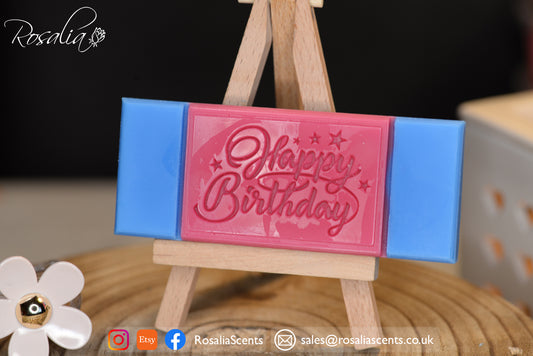 Happy Birthday' Stars Snap Bar Mould