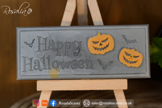 Happy Halloween Pumpkins Snap Bar Mould
