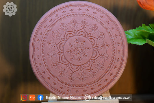 Mandala Style Round 100mm Snap Bar Mould