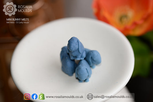 'Mini Bunnies' 12 Cavity Rabbit Wax Melt Mould