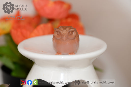 'Large Owls' 4 Cavity Wax Melt Mould