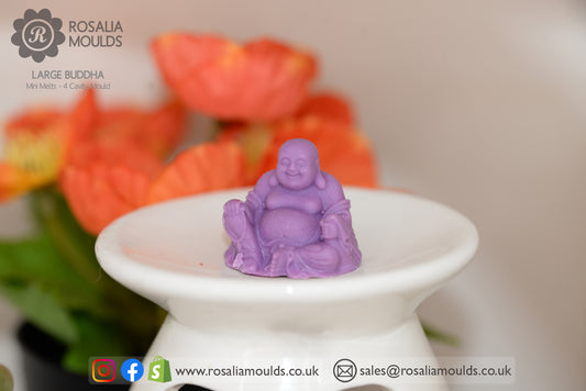 'Larger Mini Buddha' 4 Cavity Wax Melt Mould