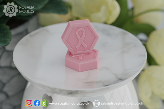 HexiMelts 'Ribbon' 2 Cavity Wax Melt Mould